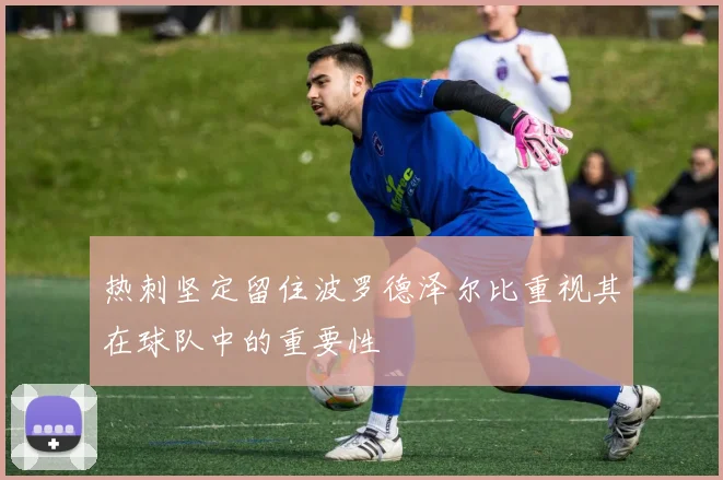 热刺坚定留住波罗德泽尔比重视其在球队中的重要性